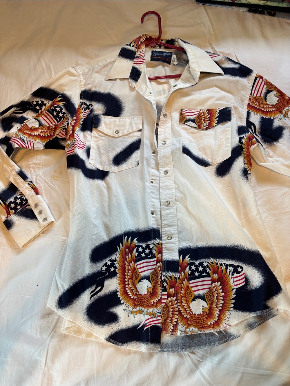 Wrangler x-long tails vintage womans button up